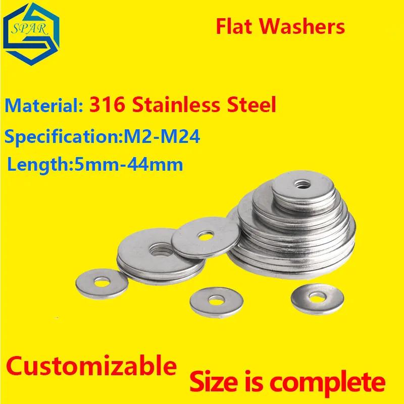 Flat Washers Plain Washer Flat Washers Ring Plain Washer Gaskets Washers Gaskets Black Customizable GB 316 Stainless